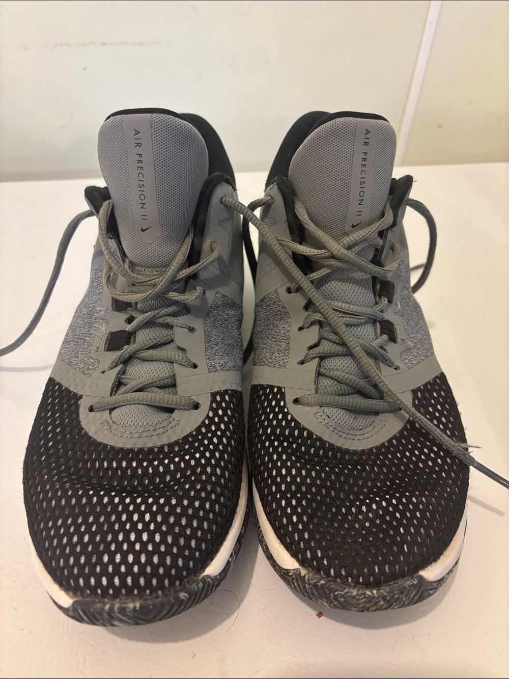 Nike Air Precision II Black and Gray Men's Sneakers